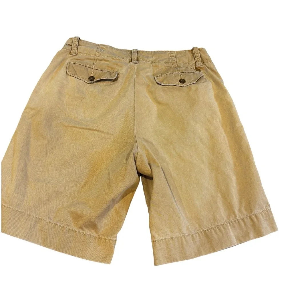 Polo by Ralph Lauren Boxy Leg Men's Tyler Shorts Khaki Cotton Size 32